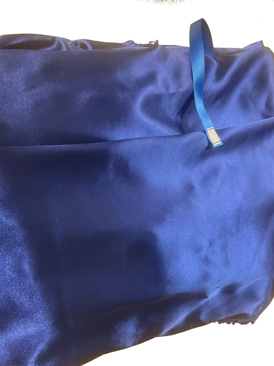 Shiny Fabric with Ribbons and Velcro