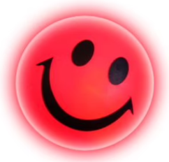 Light up Smiley Balls - Various Colours - Franchisees Only