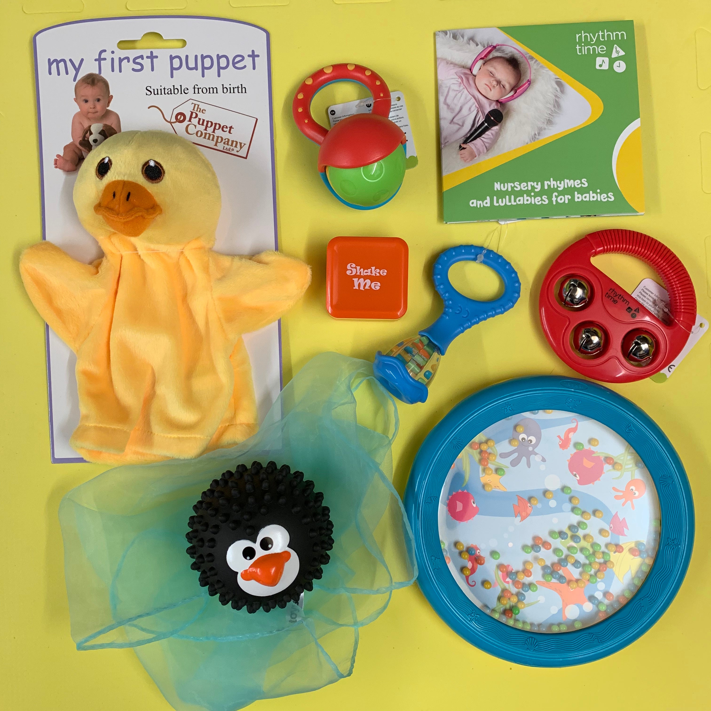 Baby Shower Multi Sensory Set Rhythm Time